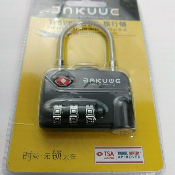 Travel Combination Lock TSA Accepted Travel Sentry Approved 3 Number Dial - Picture 3 of 6